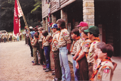 Troop 701 at Camp Clendening 1982